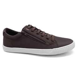 Tênis Casual em Lona Solado Borracha Café Sola Mustang - KRN SHOES | Calçados Casuais