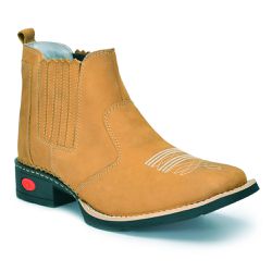 Bota Texana Masculina Couro Legítimo Castor - KRN SHOES | Calçados Casuais