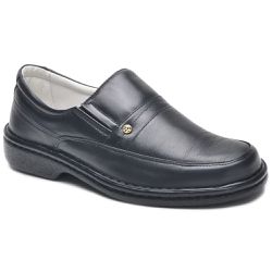 Sapato Social Masculino Conforto Couro Mestiço Preto - KRN SHOES | Calçados Casuais