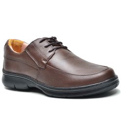 Sapato Social Masculino Conforto Couro Floater Chocolate - KRN SHOES | Calçados Casuais