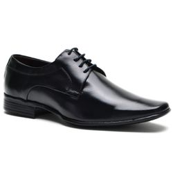 Sapato Social Masculino Couro Legítimo Preto - KRN SHOES | Calçados Casuais