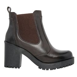 Bota Coturno Tratorado Feminino Café - KRN SHOES | Calçados Casuais