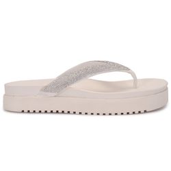 Papete Chinelo Birken Feminino Branco - KRN SHOES | Calçados Casuais