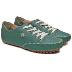 Sapatênis Feminino Couro Legítimo Jade - KRN SHOES | Calçados Casuais