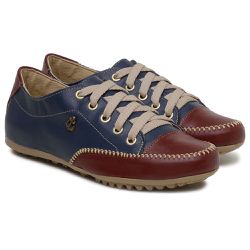 Sapatênis Feminino Couro Legítimo Marinheiro - KRN SHOES | Calçados Casuais