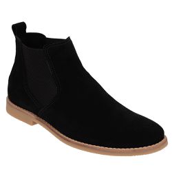 Botina Masculina Chelsea Clássica Couro Legítimo Preto - KRN SHOES | Calçados Casuais