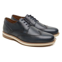 Sapato Masculino Casual Oxford Marinho - KRN SHOES | Calçados Casuais