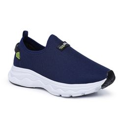 Tênis Masculino Slip On Confortável Azul Escuro - KRN SHOES | Calçados Casuais