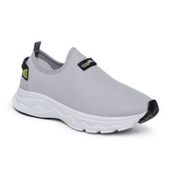 Tênis Masculino Slip On Confortável Cinza - KRN SHOES | Calçados Casuais