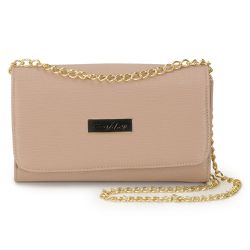 Clutch Feminina Haldrys Nude - KRN SHOES | Calçados Casuais