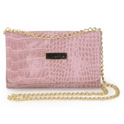 Clutch Feminina Sintético Rosa - KRN SHOES | Calçados Casuais