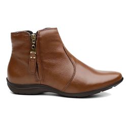 Bota Flat Feminina Rasteira Conforto Havana - KRN SHOES | Calçados Casuais