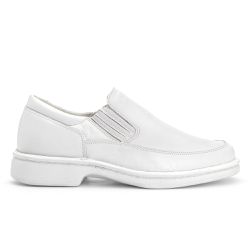 Sapato Masculino Conforto em Couro Legitimo Branco - KRN SHOES | Calçados Casuais