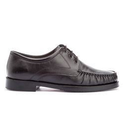 Mocassim Masculino Conforto em Couro Legitimo Preto - KRN SHOES | Calçados Casuais