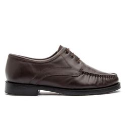 Mocassim Masculino Conforto em Couro Legitimo Café - KRN SHOES | Calçados Casuais
