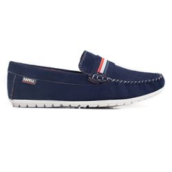 Mocassim Casual Masculino Sintético Azul Gorgurão - KRN SHOES | Calçados Casuais