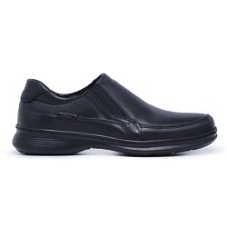 Sapato Masculino Conforto Couro Carneiro Legitimo Preto - KRN SHOES | Calçados Casuais