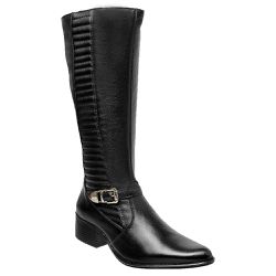 Bota Feminina Montaria Preto - KRN SHOES | Calçados Casuais