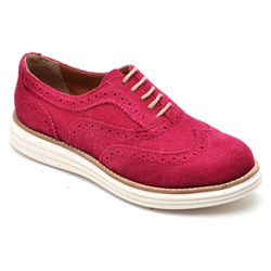 Sapato Oxford Camurça Feminino - KRN SHOES | Calçados Casuais