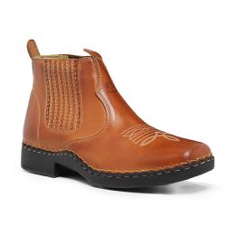 Botina Country Masculina Tan - KRN SHOES | Calçados Casuais