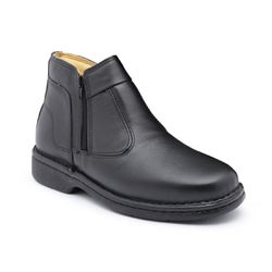 Botina Social Conforto Masculina Preta - KRN SHOES | Calçados Casuais