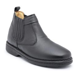 Botina Social Conforto Masculina Preto - KRN SHOES | Calçados Casuais