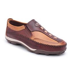 Sapatilha Masculina Marrom e Whisky - KRN SHOES | Calçados Casuais