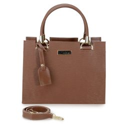 Bolsa Feminina Haldrys Caramelo - KRN SHOES | Calçados Casuais