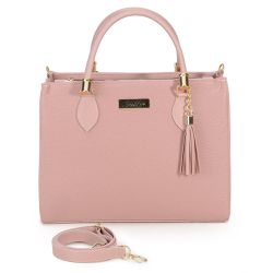 Bolsa Feminina Rosa Sintético - KRN SHOES | Calçados Casuais