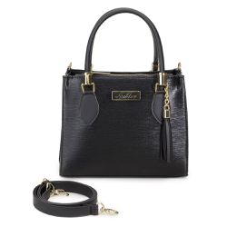 Bolsa Feminina Haldrys Preta - KRN SHOES | Calçados Casuais