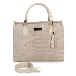 Bolsa Feminina Haldrys Off White - KRN SHOES | Calçados Casuais