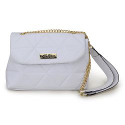 Clutch Feminina Branca - KRN SHOES | Calçados Casuais