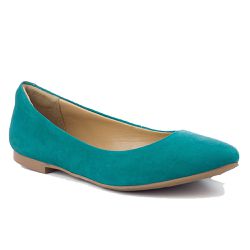 Sapatilha Feminina Couro Nobuck Turquesa - KRN SHOES | Calçados Casuais