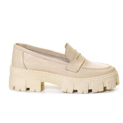 Mocassim Casual Feminino Tratorado Couro Legítimo Osso - KRN SHOES | Calçados Casuais