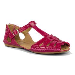 Sandália Rasteira Feminina Couro Legítimo Rosa - KRN SHOES | Calçados Casuais