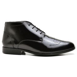 Sapato Social Masculino em Couro Legitimo Lux Preto - KRN SHOES | Calçados Casuais