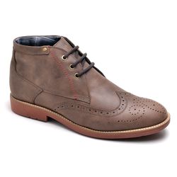 Bota Casual Oxford Masculino em Couro Legitimo Fóssil Tabaco - KRN SHOES | Calçados Casuais