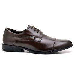 Sapato Social Masculino em Couro Legitimo Soft Café - KRN SHOES | Calçados Casuais