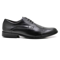 Sapato Social Masculino em Couro Legitimo Soft Preto - KRN SHOES | Calçados Casuais