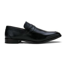 Sapato Social Masculino Stable em Couro Legitimo Preto - KRN SHOES | Calçados Casuais