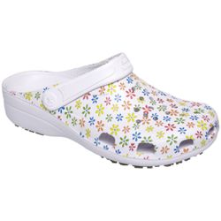 Babuche Soft Works Antiderrapante Branco Estampa 05 - KRN SHOES | Calçados Casuais