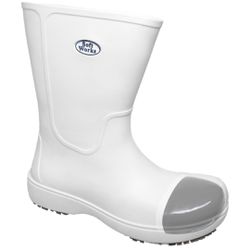 Bota de Segurança Unissex Cano Longo Acqua Foot Soft Works Biqueira Branco - KRN SHOES | Calçados Casuais