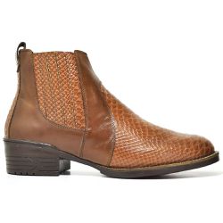 Bota Masculina em Couro Legitimo Soft Whisky - KRN SHOES | Calçados Casuais