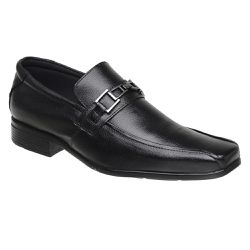 Sapato Social Fashion Masculino Couro Legítimo Preto - KRN SHOES | Calçados Casuais