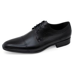 Sapato Social Naturale Couro Legítimo Preto - KRN SHOES | Calçados Casuais