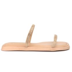 Sandália Feminina Papete Flatform Rosado - KRN SHOES | Calçados Casuais