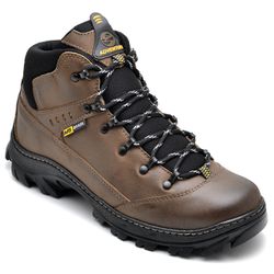 Bota Adventure Masculina Tracer em Couro Legítimo Marrom - KRN SHOES | Calçados Casuais