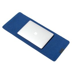 Desk Pad Concept 70x30cm em Feltro Azul - DESK70x3... - BULLPAD