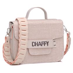 Bolsa Feminina Branca Palha Alça Artesanal Trançad... - DHAFFY