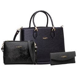 Kit de Bolsas Femininas Grande e Pequena com Carte... - DHAFFY